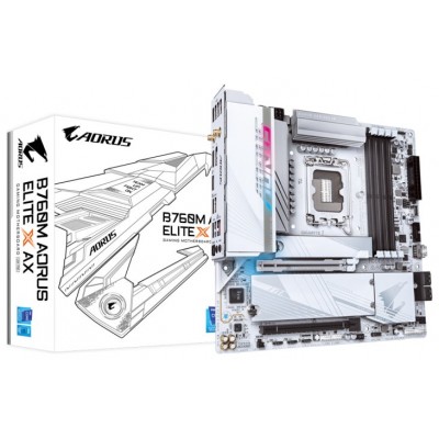 PLACA BASE GIGABYTE B760M AORUS ELITE X AX 1700 MATX 4XDDR5